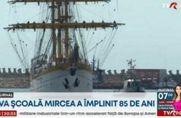 Nava-școală „Mircea” va pleca, pentru cinci luni, până în SUA, într-un marș internațional de instrucție