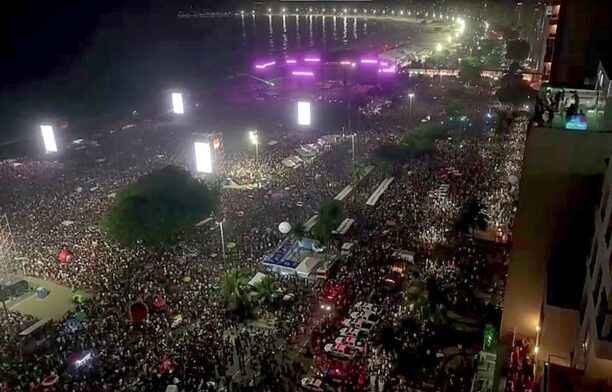 Spectacol extraordinar Madonna, pe plaja Copacabana / captura video