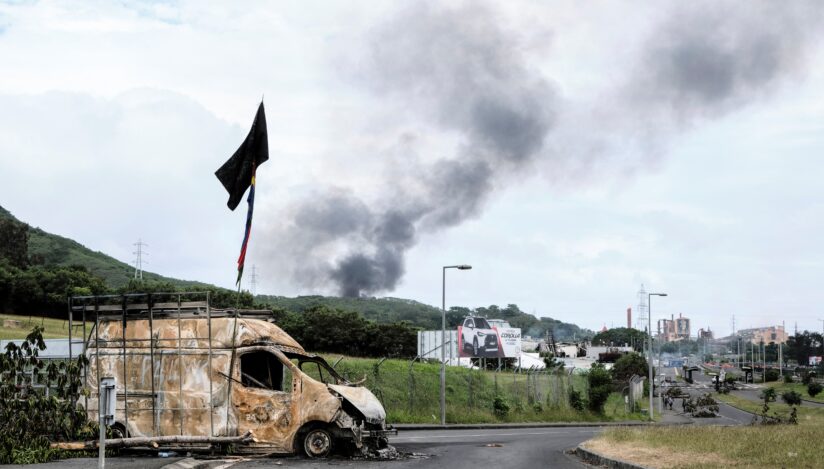 Scenă de război civil în Noua Caledonie