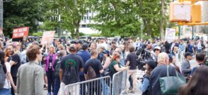 Reacții în stradă după condamnarea lui Donald Trump. Sursa foto: Profimedia Images