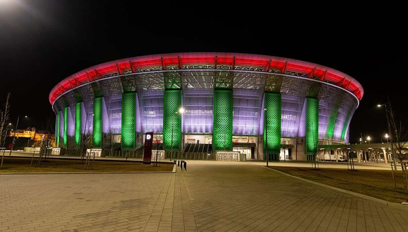 Puskas Arena din Budapesta va găzdui finala Ligii Campionilor la fotbal în 2026 / Foto: puskasarena.com