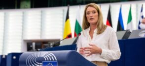 Preşedinta Parlamentului European, Roberta Metsola