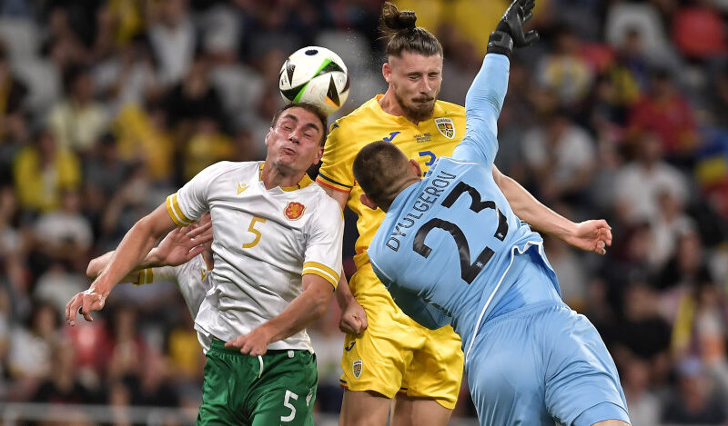 Meciul amical dintre naționalele de fotbal ale României și Bulgăriei, desfășurat pe Stadionul Steaua din București. Sursa foto: Agerpres