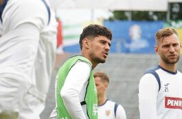 Florinel Coman la antrenament / Sursa foto: Facebook, Echipa Națională de Fotbal a României