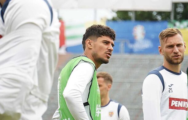Florinel Coman la antrenament / Sursa foto: Facebook, Echipa Națională de Fotbal a României