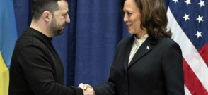 Kamala Harris şi Volodimir Zelenski Foto NEXTA