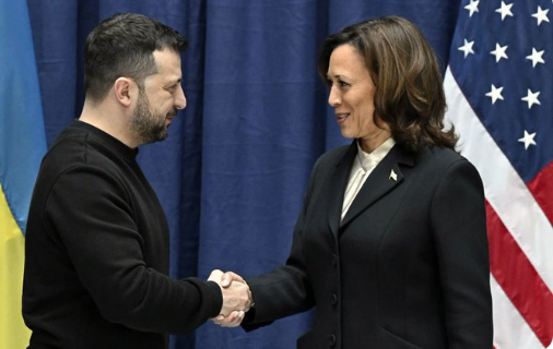 Kamala Harris şi Volodimir Zelenski Foto NEXTA