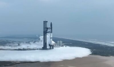 SpaceX a lansat gigantica rachetă Starshi / captura video