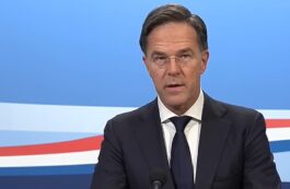 Premierul interimar olandez Mark Rutte / captura video