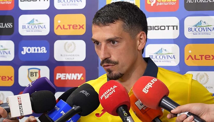 Căpitanul echipei naţionale de fotbal a României, Nicolae Stanciu / captura video