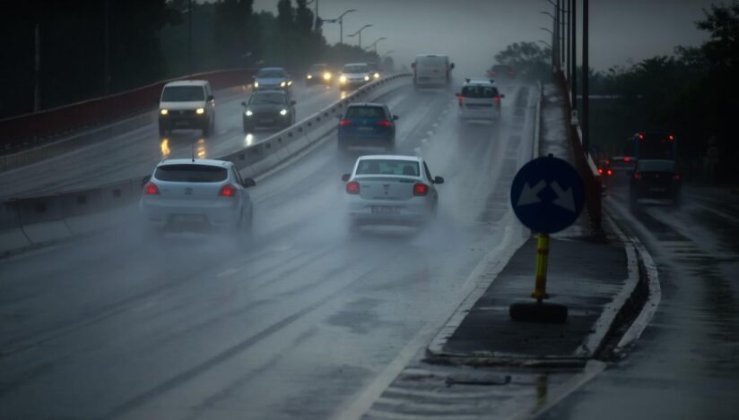 Mai multe zboruri au decolat de la București cu întârzieri de câteva zeci de minute, luni după-amiaza, din cauza furtunii