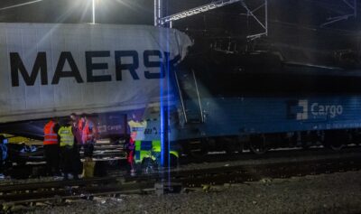 Accident de tren în Cehia. Sursa foto: Profimedia Images