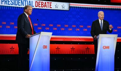Dezbatere televizată între Joe Biden și Donald Trump. Sursa foto: Profimedia Images