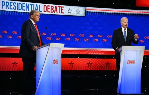 Dezbatere televizată între Joe Biden și Donald Trump. Sursa foto: Profimedia Images