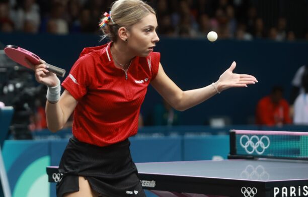 Bernadette Szocs. Sursa foto: Federația Română de Tenis de Masă