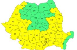 Cod galben de caniculă şi disconfort termic accentuat, valabil în trei sferturi din ţară. Sursa foto: Administrația Națională de Meteorologie