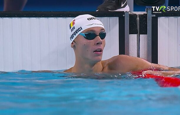 David Popovici la Jocurile Olimpice Paris 2024
