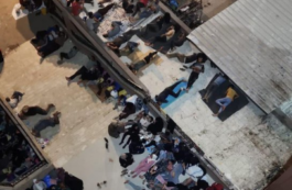 Curtea spitalului Nasser, Gaza / captură X