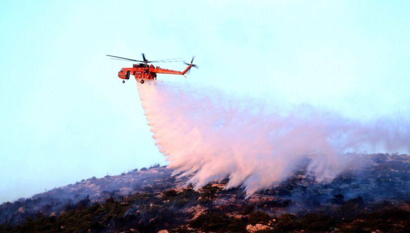Incendii puternice de vegetație în Grecia/ Profimedia Images