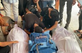 Jurnalişti palestinieni ucişi în atacurile israeliene asupra Fâșiei Gaza. Sursa foto: Profimedia Images