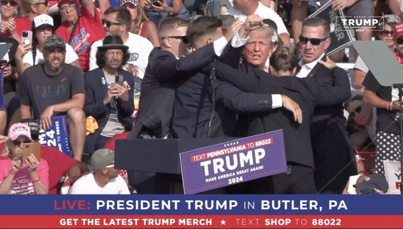 Tentativă de asasinat asupra lui Donald Trump. Sursa foto: Profimedia Images