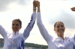 Gianina van Groningen (fostă Beleagă) şi Ionela Cozmiuc