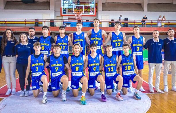 Naționala României de baschet U16 / foto: ANS