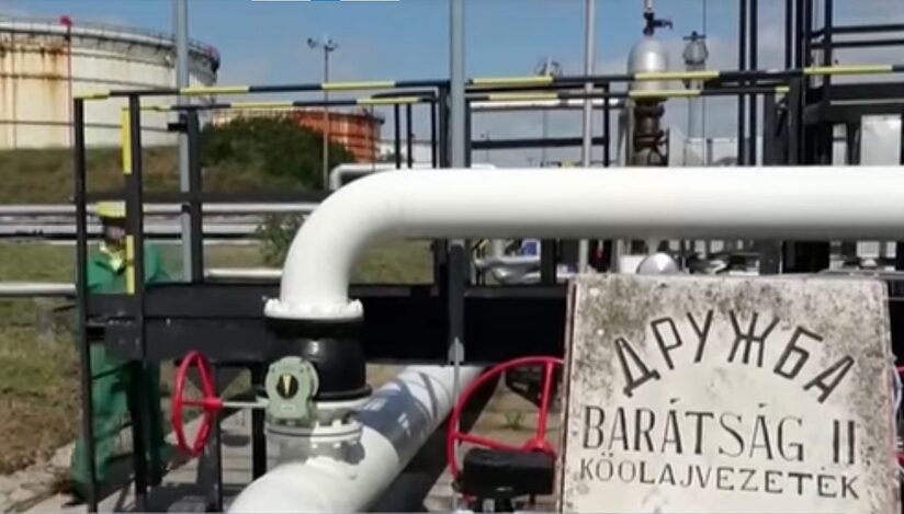 Conducta de petrol Drujba / captura video