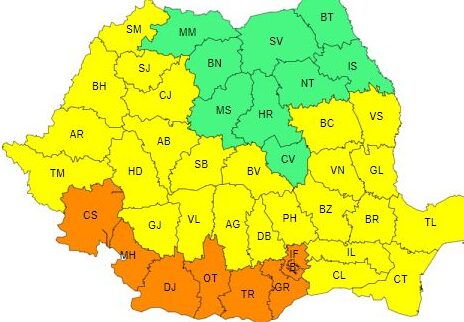 Avertizări meteorologice de caniculă