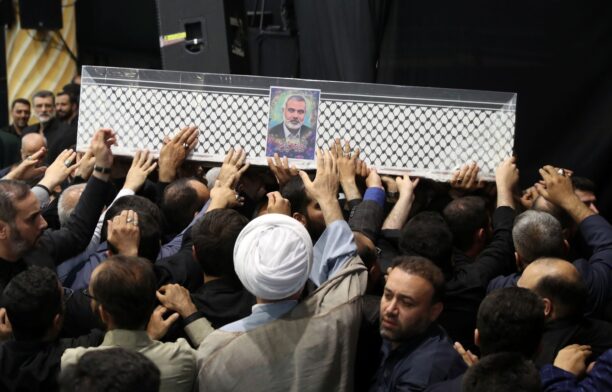 Funeraliile lui Ismail Haniyeh. Sursa foto: Profimedia Images