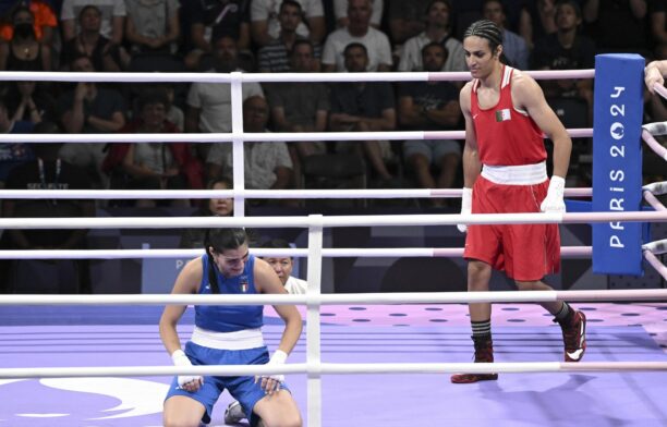 Angela Carini, meci de box cu Imane Khalif. Sursa foto: Profimedia Images