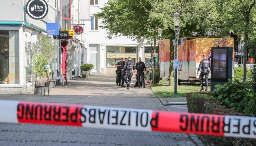 Atac cu cuțitul în Solingen, Germania. Poliția germană. Sursa foto: Profimedia Images