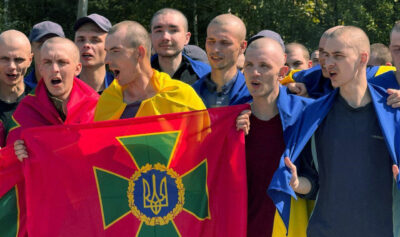 Prizonieri de război ucraineni. Schimb de prizonieri Rusia-Ucraina. Sursa foto: Profimedia Images