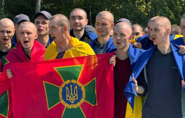 Prizonieri de război ucraineni. Schimb de prizonieri Rusia-Ucraina. Sursa foto: Profimedia Images