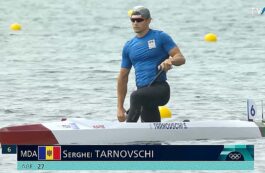 Moldoveanul Serghei Tarnovschi, canoe