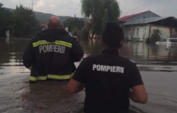 Inundații în Galați și Vaslui. Sursa foto: IGSU