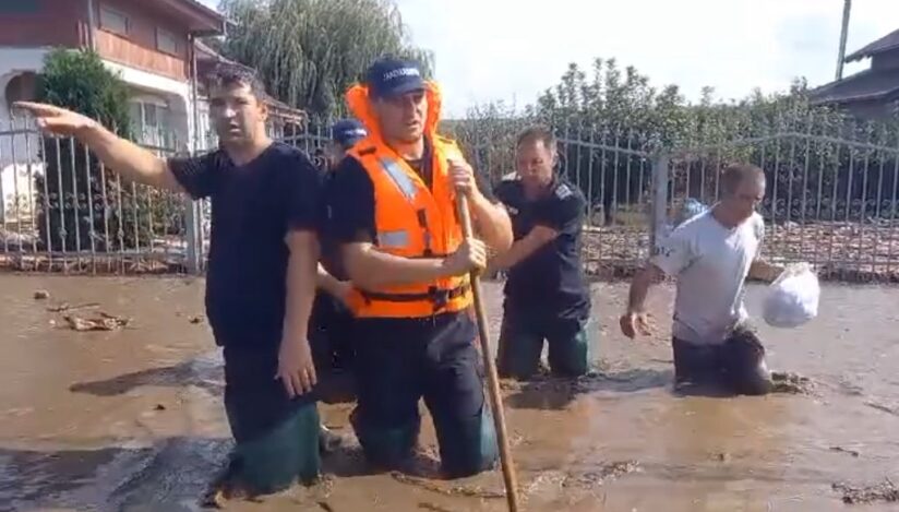 Inundații în județul Galați