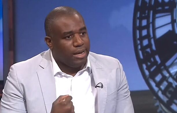 David Lammy, ministrul de externe britanic / captura video