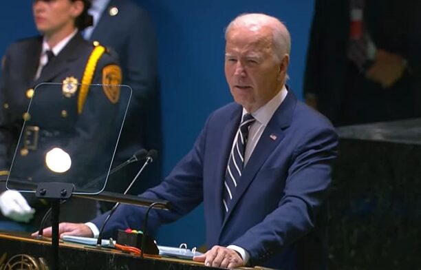 Joe Biden la tribuna ONU la New York / captura video