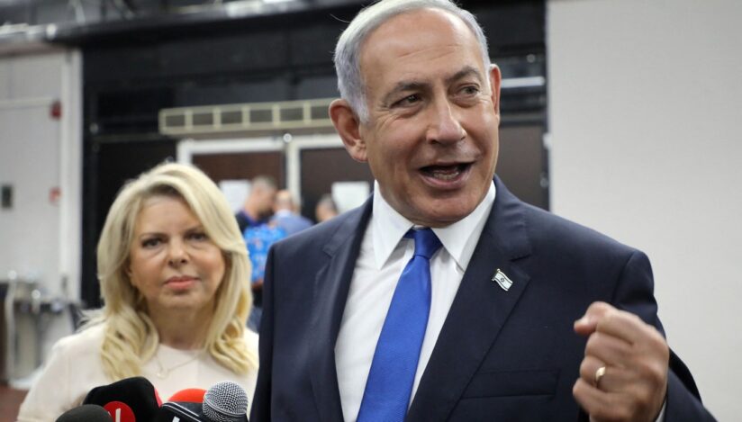 Premierul israelian Benjamin Netanyahu și soția sa, Sara. Sursa foto: Profimedia Images