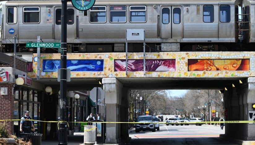 Împușcături într-un tren din Chicago. Sursa foto: Profimedia Images