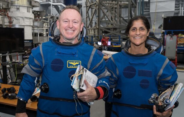 Butch Wilmore şi Suni Williams, astronauții blocați în spațiu. Sursa foto: Profimedia Images