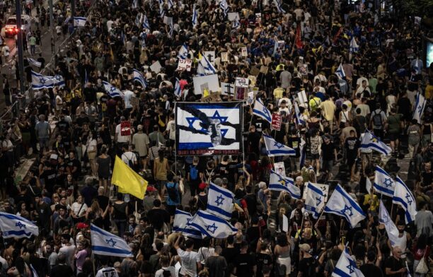 Protest la Tel Aviv. Sursa foto: Profimedia Images