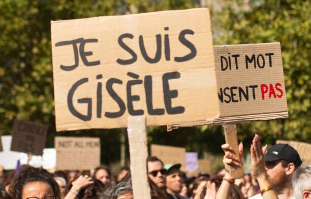 Manifestație în sprijinul lui Gisele Pelicot. Sursa foto: Profimedia Images