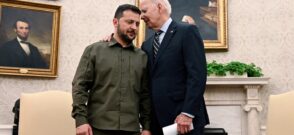 Joe Biden și Volodimir Zelenski. Sursa foto: Profimedia Images