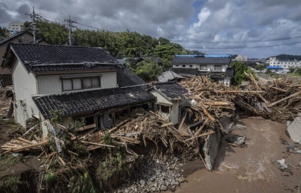 Inundații în Japonia. Sursa foto: Profimedia Images