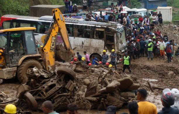 Inundații în Nepal. Sursa foto: Profimedia Images