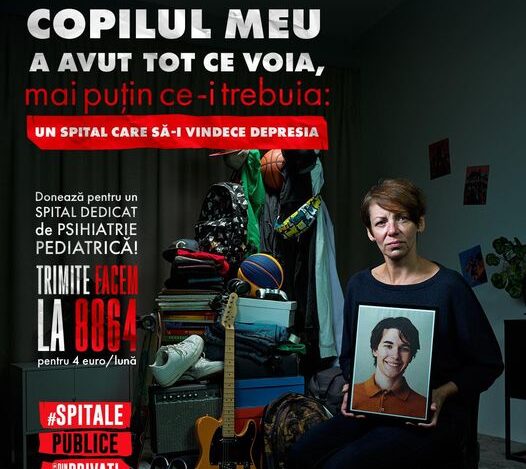 Proiect pentru construcția unui spital de psihiatrie pediatrică. Sursa foto: Fundația Metropolis