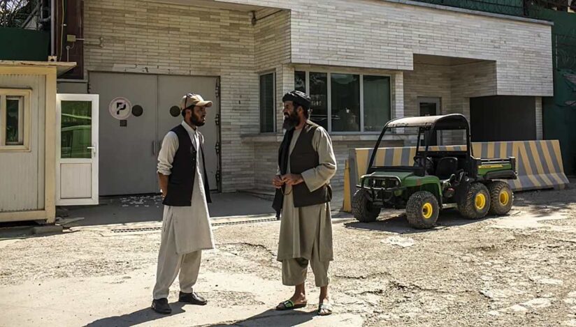 Ambasada Olandei, Kabul / captura video