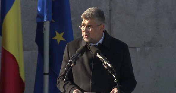 Premierul Marcel Ciolacu. Sursa foto: captura video